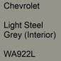 Preview: Chevrolet, Light Steel Grey (Interior), WA922L.